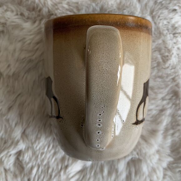 HOMESTUDIO Woodland Collection  Replacement Moose Ceramic Coffee Mug - Picture 3 of 8